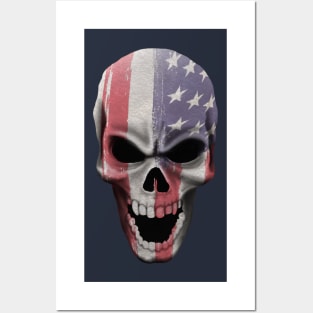 Flag skull Posters and Art